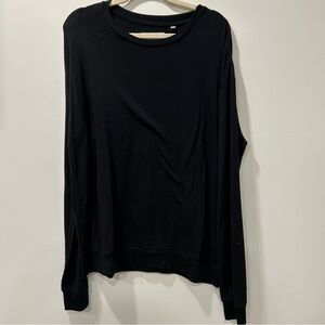 American Tall Black Lightweight Sweater